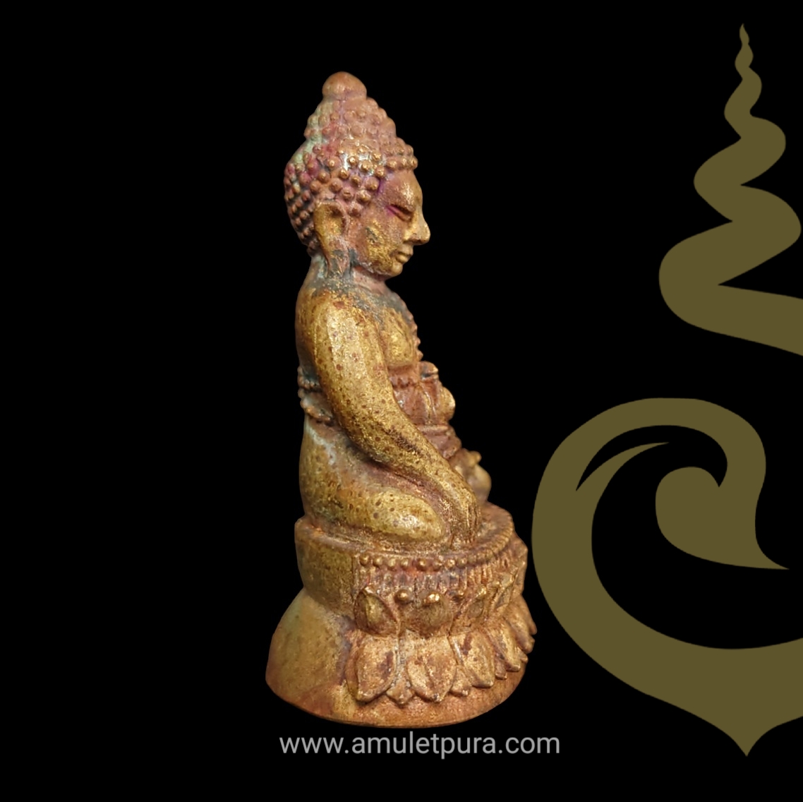 1 ใน 64 องค์ พระกริ่งมงคลมหาเศรษฐี (เนื้อมหาชนวน นำฤกษ์ ก้นอุดผง ฝังหลวงพ่อทวด) ปี64 หลวงพ่อทอง (ศิษย์เอกหลวงพ่อคูณ) วัดบ้านไร่ จ.นครราชสีมา (มีโค้ด หมายเลข2553)