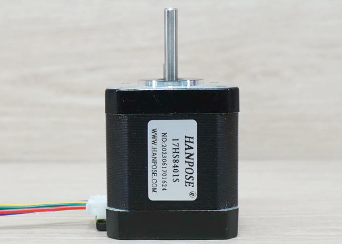 HANPOSE - Stepper Motor (Nema17) แรงบิด 52 N.cm 1.8A (17HS8401S) Black End