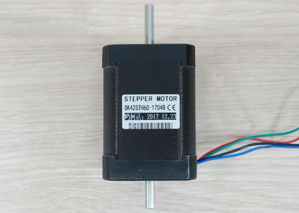 OUKEDA-Dual shaft (NEMA17) Stepper Motor แรงบิด 56 N.cm 1.7A (OK42STH60-1704B)