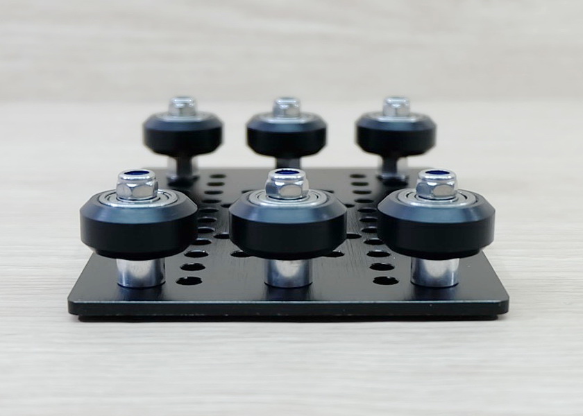 ชุดสำเร็จ V-Slot Gantry Plate 20-80mm T3 x 88 x 127mm + Solid v whee 6 ชุดล้อ