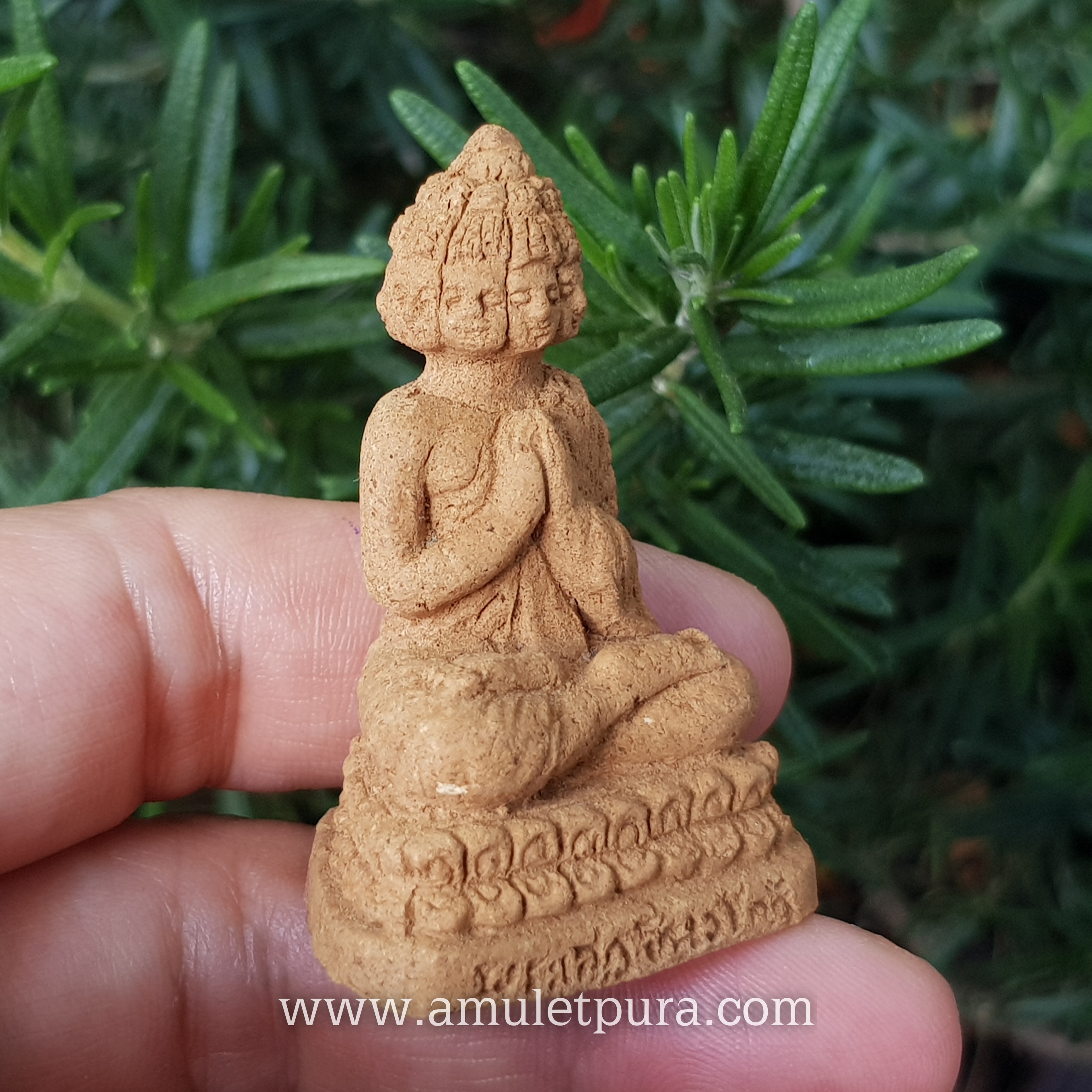 พระเศรษฐีนวโกฏิ เนื้อผงไม้มงคล ปี52 หลวงปู่มา วัดป่ามงคลญาณ จ.อุบลราชธานี