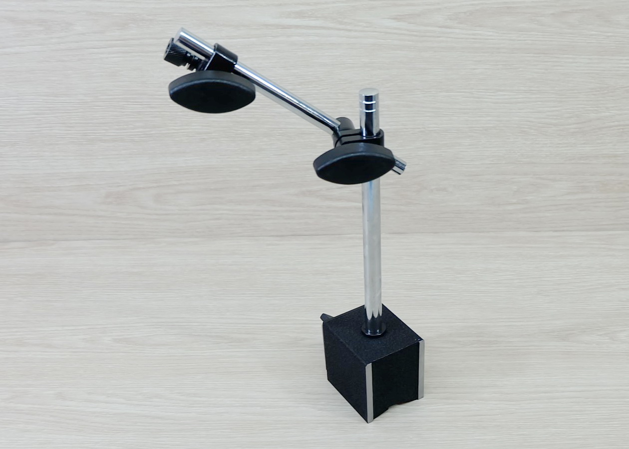 Syntek, Standard Double Rod Adjustable - Magnetic Base Stand Holder 80kg Suction