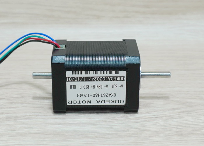 OUKEDA-Dual shaft (NEMA17) Stepper Motor แรงบิด 56 N.cm 1.7A (OK42STH60-1704B)