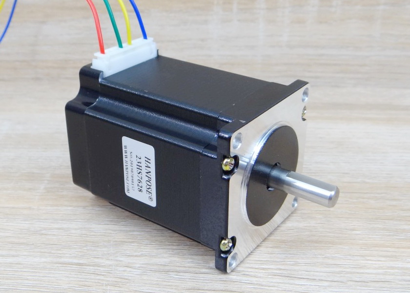 HANPOSE - Stepper Motor (Nema23) แรงบิด 1.89N.m 2.8A Shaft 8mm (23HS7628-8)