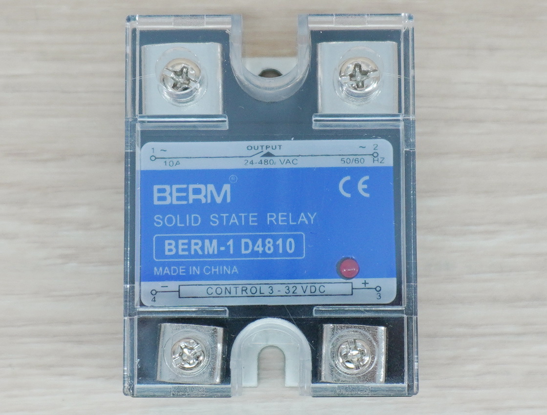 BERM-1 D4810 Solid State Relay, SSR 10A input 3-32VDC output 24-480VAC