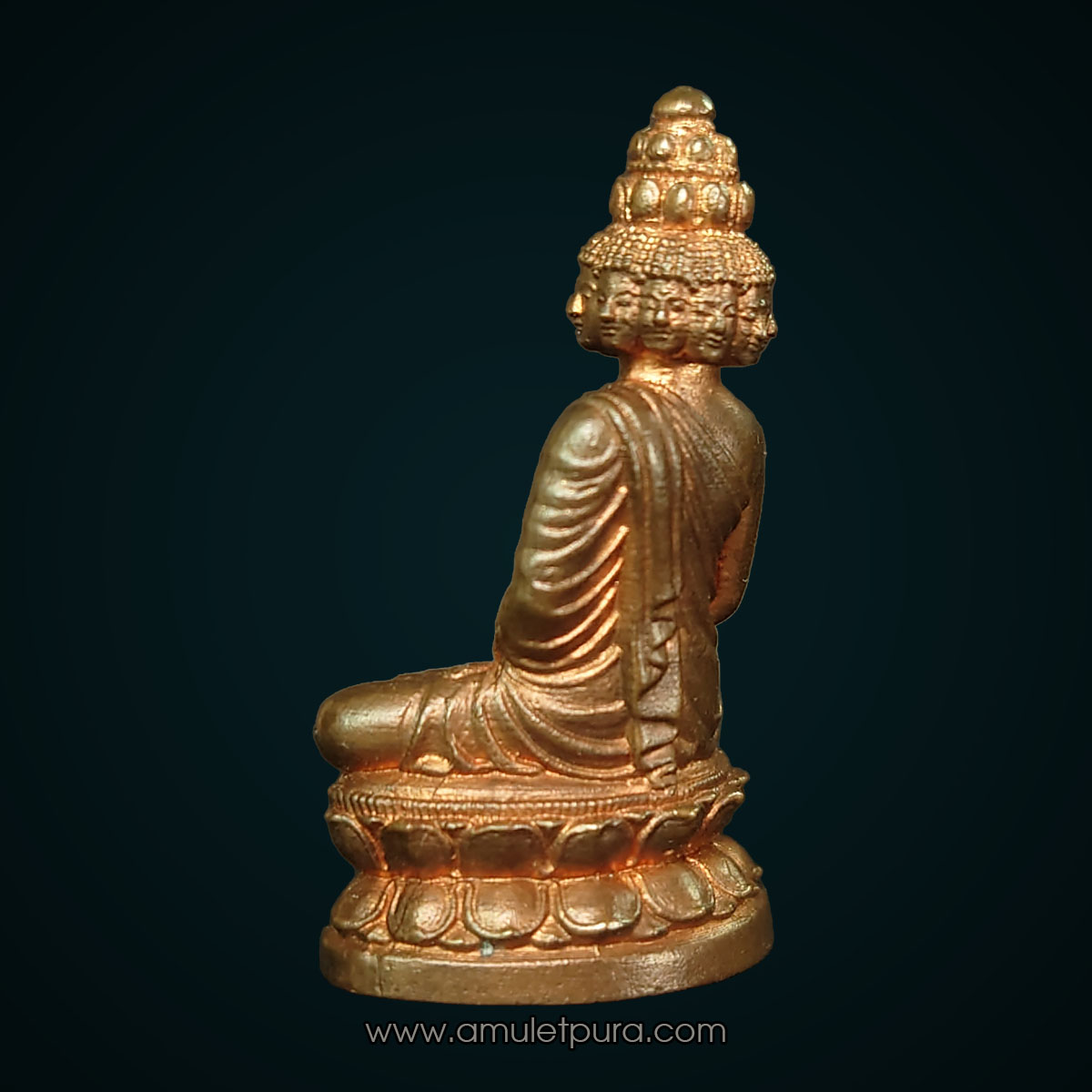 พระมหาเศรษฐีนวโกฏิ เนื้อนวะโลหะแก่ทอง พิมพ์ใหญ่ พิธีเสาร์ 5 มหาเศรษฐี ปี53 วัดสระเกศ และวัดไตรมิตร อ.ลักษณ์ เรขานิเทศ (หมายเลข 5475)