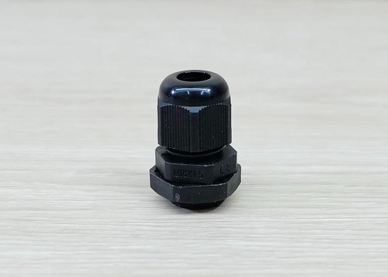 M16 (Black) Water-proof Nylon Plastic Cable Gland Connector (แพ็ค 10 ตัว)