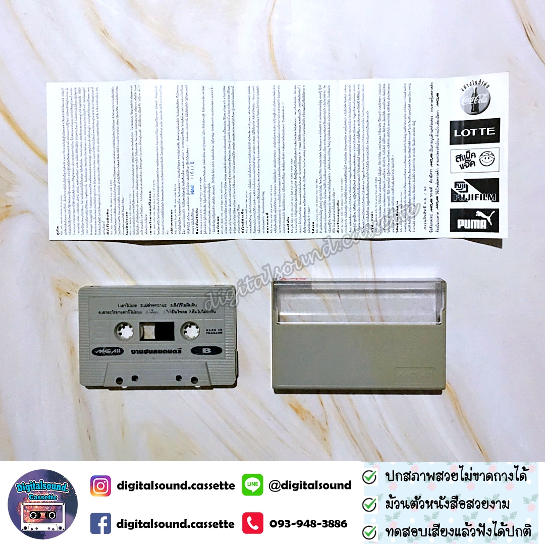 เทปเพลง เทปคาสเซ็ท รวมศิลปิน GRAMMY อัลบั้ม งานซนคนดนตรี นานที 10 ปีหน