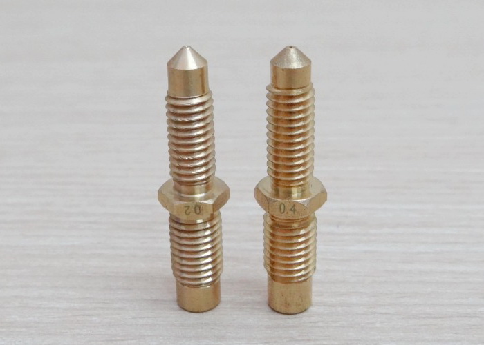 0.4mm V6 Integral Brass Nozzle Throat One
