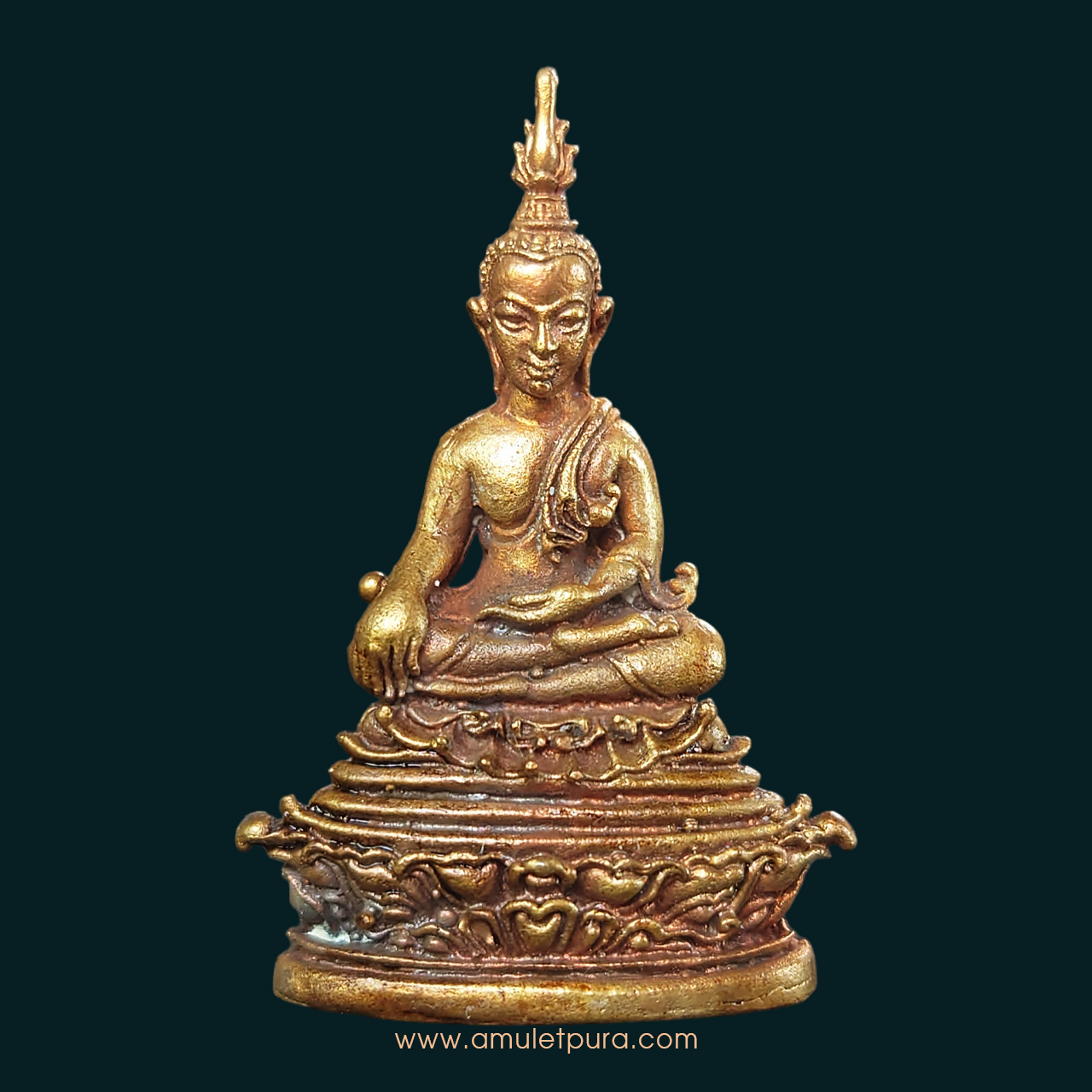 พระกริ่งมั่งมีทรัพย์ ประทานโชคลาภบารมี(สัตตะโลหะ)รุ่นชนะมาร ปี55 หลวงพ่อคล้อย วัดภูเขาทอง จ.พัทลุง(มีโค้ด หมายเลข๕๘๓)