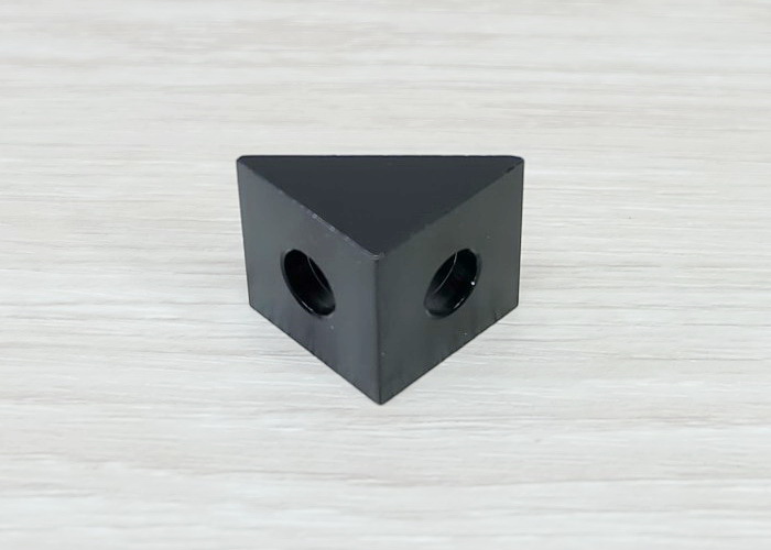 Black Angle Corner Connector
