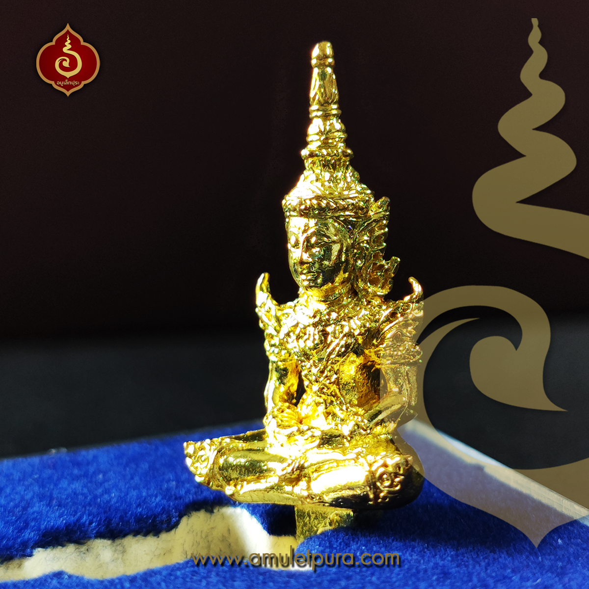 พระยอดธงมหาจักรพรรดิ์ (ชุบทอง) รุ่นรวยมากมากๆ ปี63 หลวงตาชลอ วัดศาลพันท้ายนรสิงห์ จ.สมุทรสาคร ปลุกเสก วัดท่าซุง เสาร์ 5