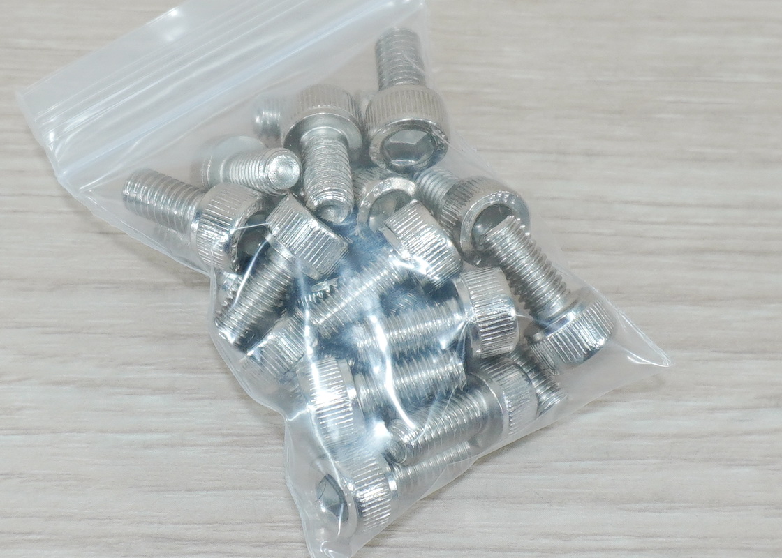Hex Socket Cap Screw M6x12mm Nickel-plated (20ตัว/ถุง)