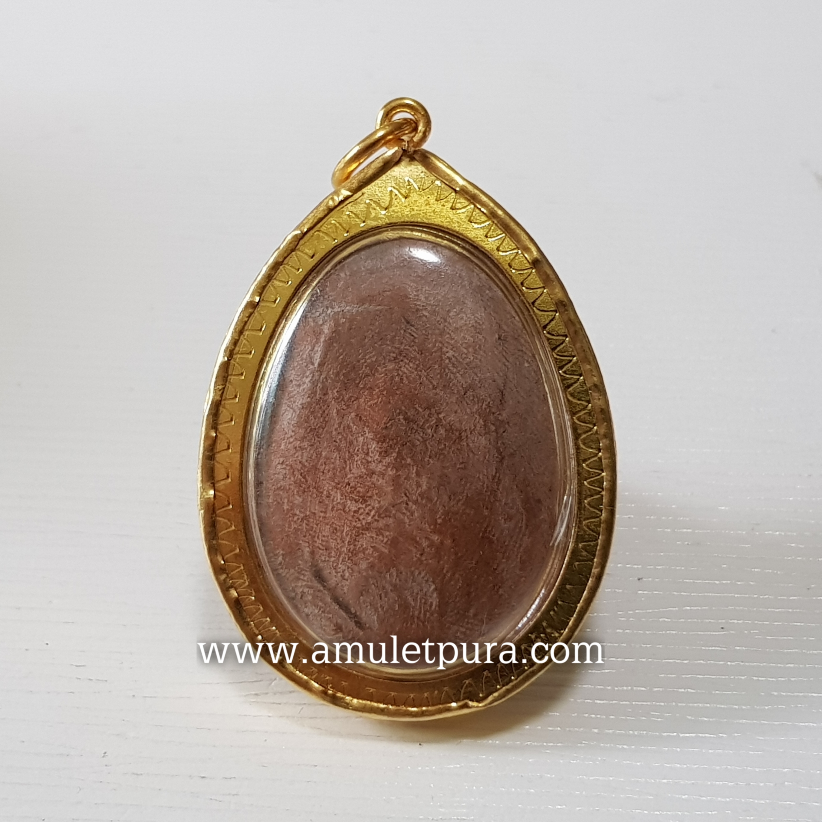 พระใบพุทรารี(เนื้อดินเผา)ปี52 วัดใหญ่ชัยมงคล จ.พระนครศรีอยุธยา(กรอบไมครอนจากวัด)