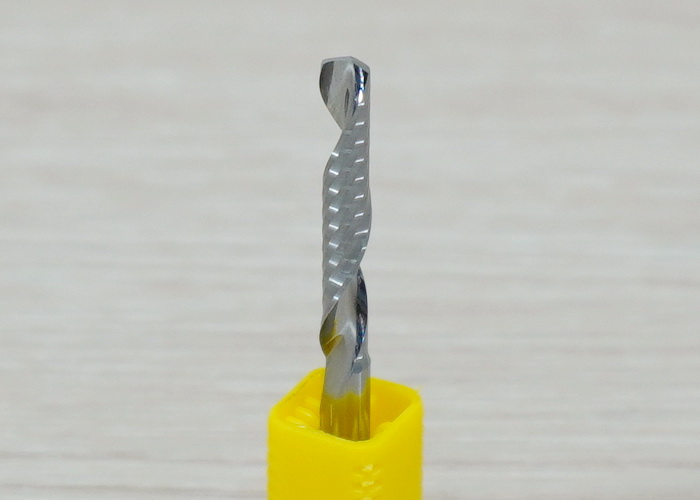 Wood/Acrylic - 4x4x25mm Single Flute Bit Carbide End Mill (SHKxCEDxCEL) เกรด 3A