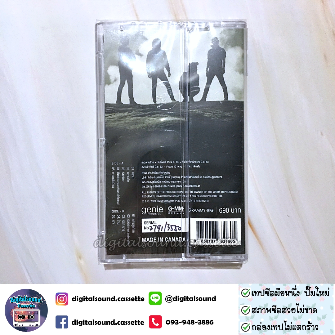 ม้วนเทป เทปคาสเซ็ท Bodyslam บอดี้สแลม อัลบั้ม คราม (ซีลมือหนึ่ง)