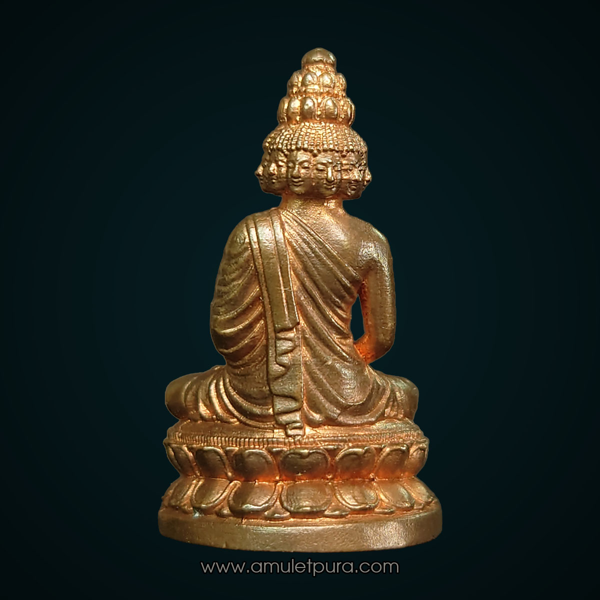 พระมหาเศรษฐีนวโกฏิ เนื้อนวะโลหะแก่ทอง พิมพ์ใหญ่ พิธีเสาร์ 5 มหาเศรษฐี ปี53 วัดสระเกศ และวัดไตรมิตร อ.ลักษณ์ เรขานิเทศ (หมายเลข 5475)