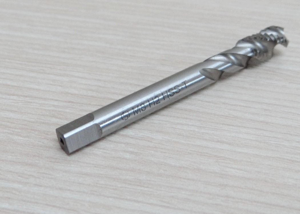 Spiral Flute Tap M8 x 1.25 HSS screw tap