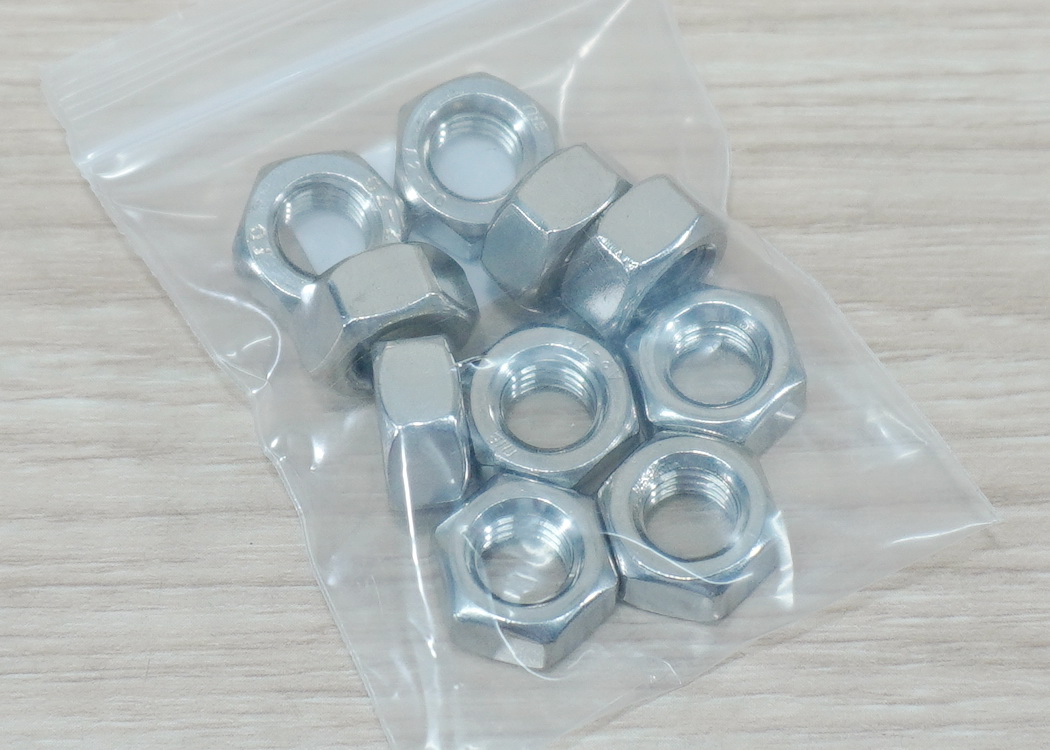 Hex Nuts M8x1.25mm Stainless Steel 304 (10ตัว/ถุง)