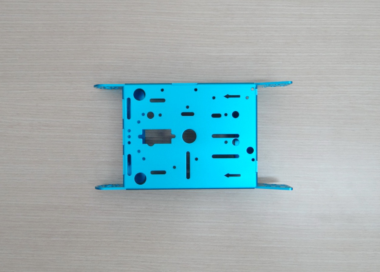 Aluminum Robot Chasis DIY (Blue)