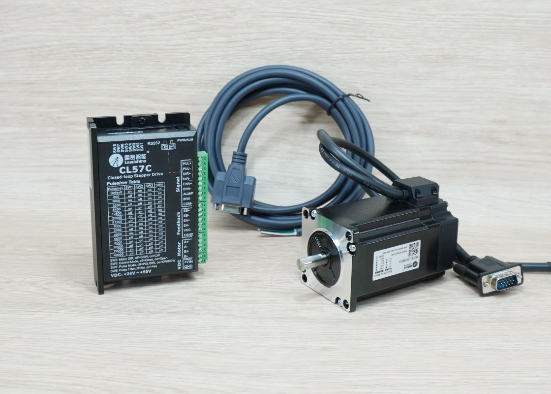 57CME23 Closed Loop Stepper Motor (Nema 23) แรงบิด 2.3N.m 5A Shaft 8mm + CL57C Driver