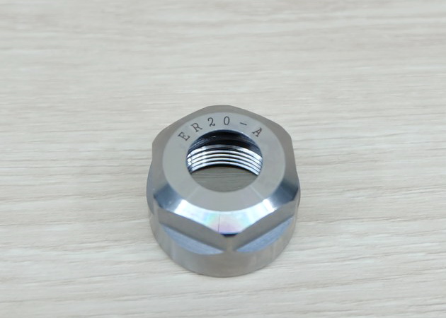 ER20A Chuck Nut - Screw M25x1.5 Silver Type-A