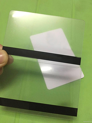 จำหน่ายบัตรแถบแม่เหล็กใสเปล่า ใช้งานได้จริง พิมพ์เองได้