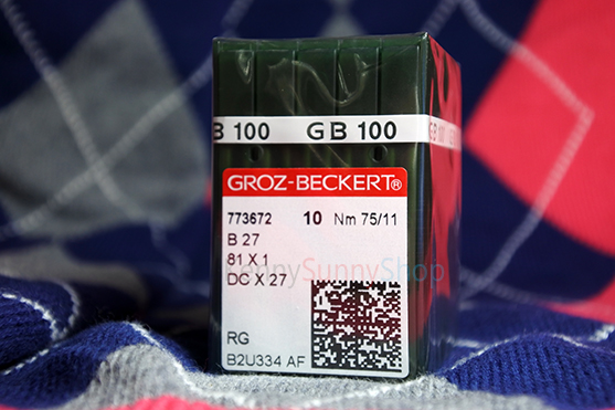 เข็มพ้ง B27/DCX27/DCX1 RG Nm 75/11