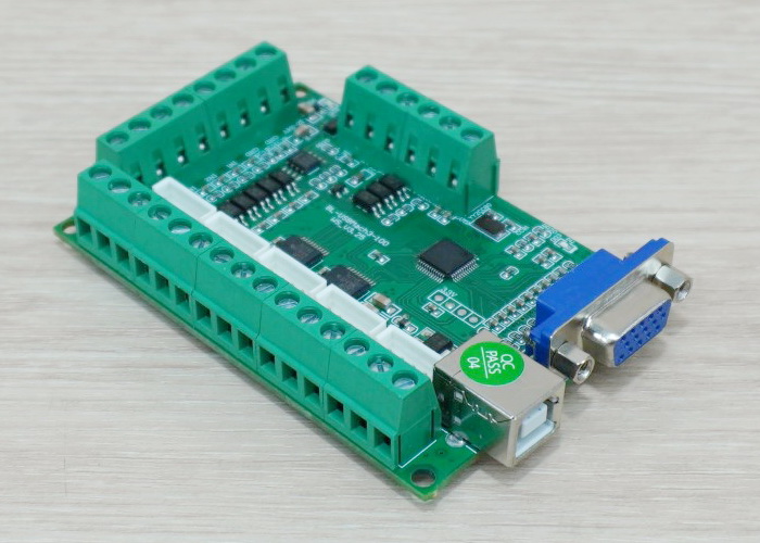 5-Axis USB V3.25 CNC Breakout Board 100KHz for MACH3 + สาย USB-1.35M