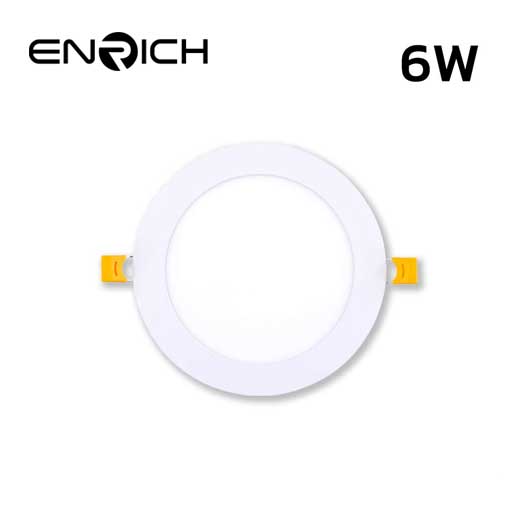 ดาวน์ไลท์ LED หน้ากลม 6W ENRICH SLIM D