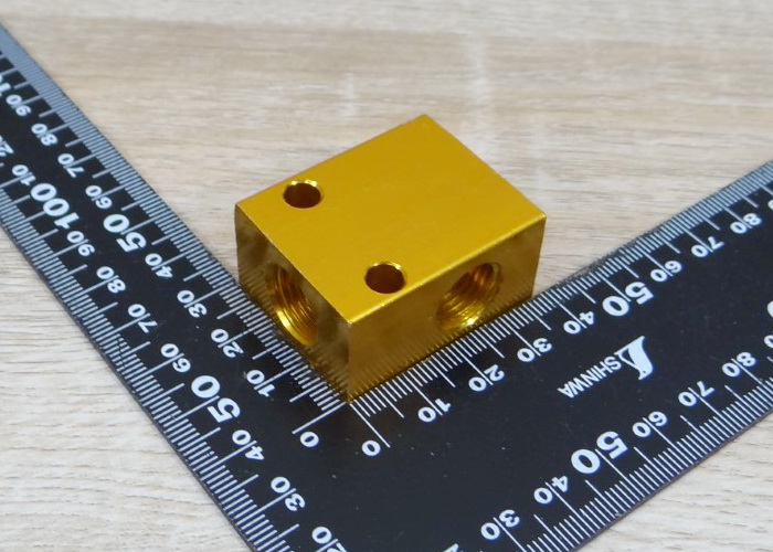 Fixed Block for Mist Coolant System รู 3 ทาง - หัวเกลียว 1/4BSP (12.5mm)