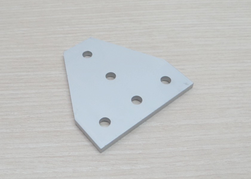 White T-90 degree joint plate 5-Hole สำหรับ Series 20 Alu Profile