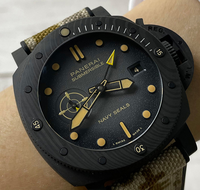 PAM1513 VSF Carbotech GMT Navy Seals 44 MM