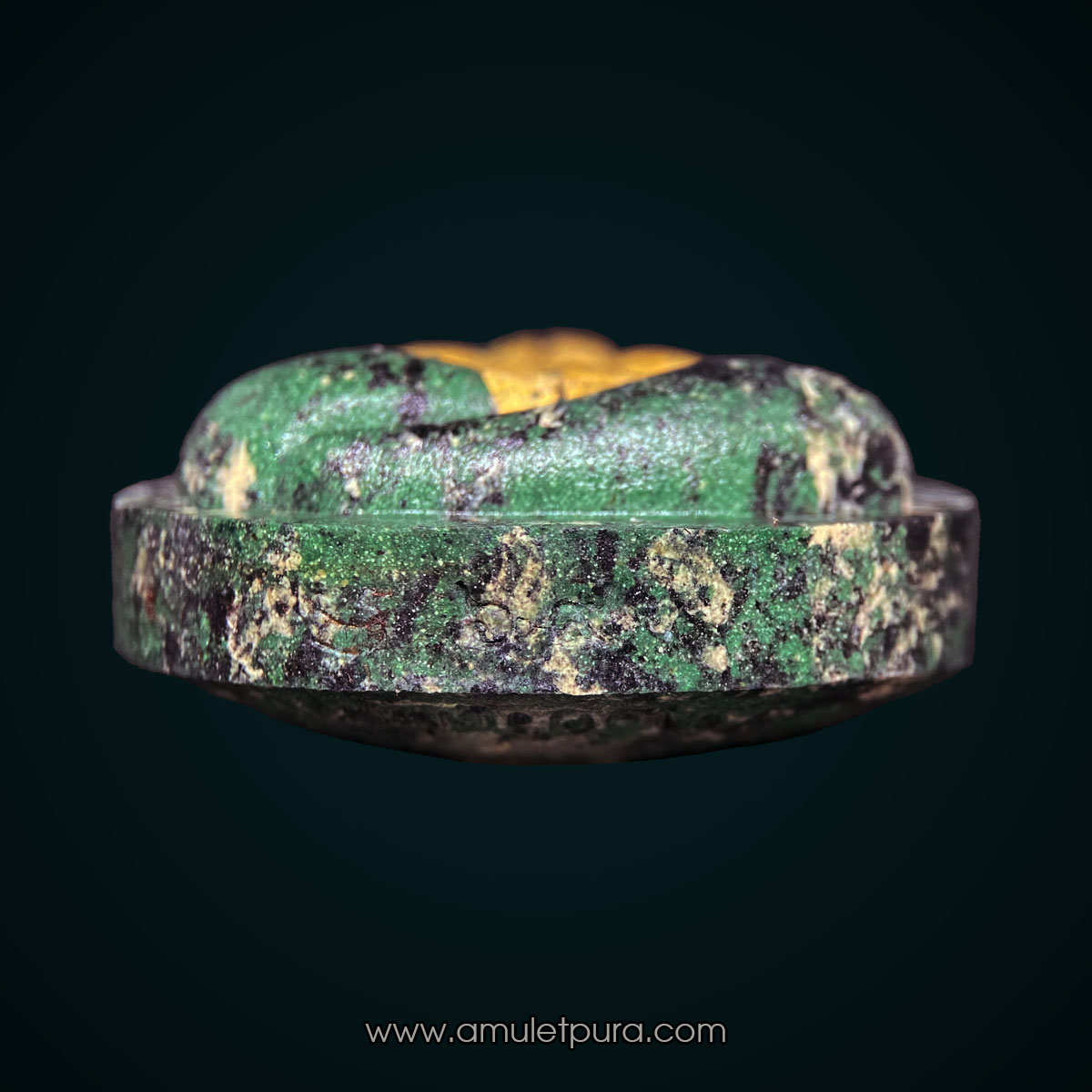 พระปิดตาจัมโบ้ 1 (เนื้อก้นครก หน้าปิดแผ่นทองคำแท้) ปี67 วัดโพธิ์ศรีสะอาดแกแปะ จ.กาฬสินธุ์ (มีโค้ด หมายเลข 69) หลวงปู่ศิลาอธิฐานจิต