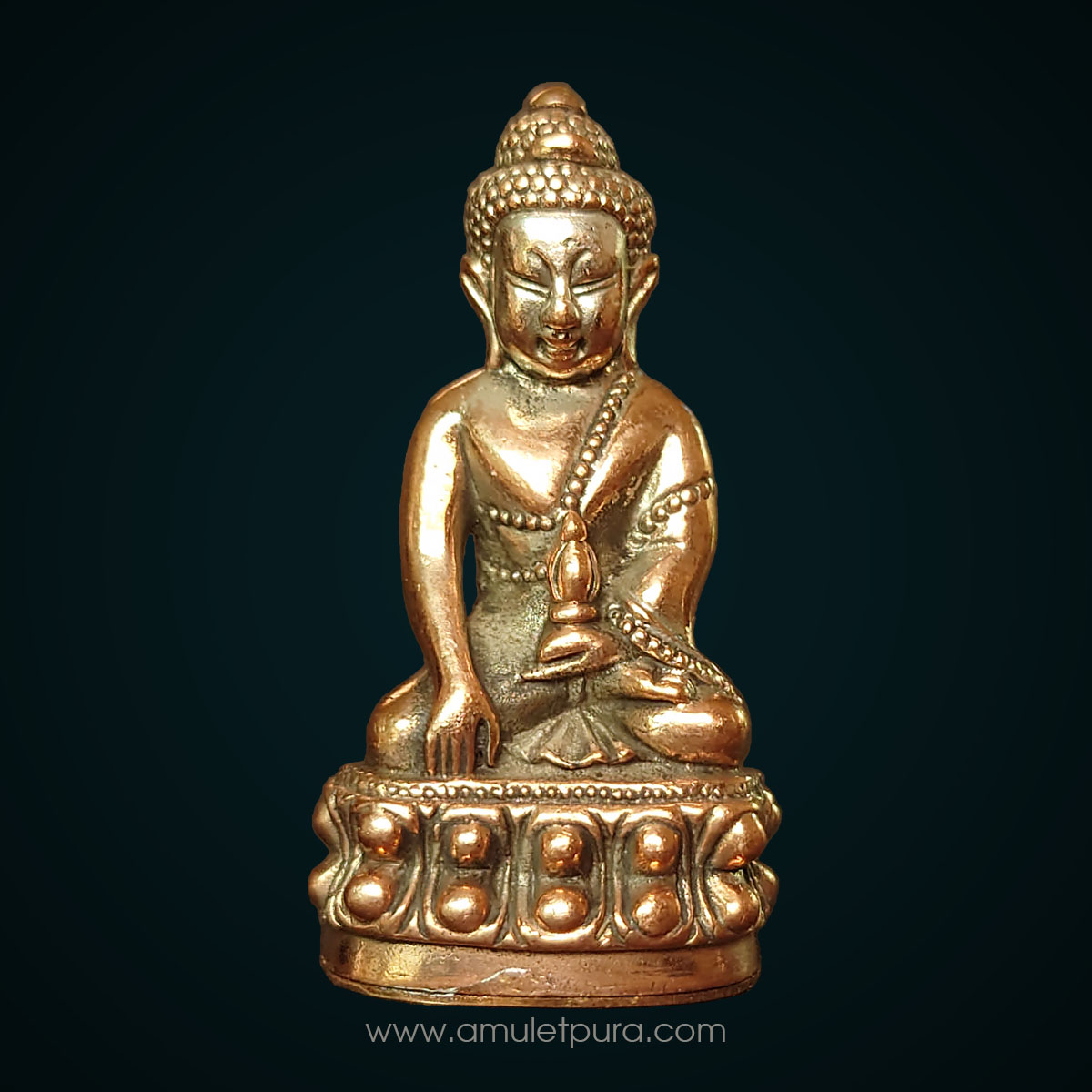 พระกริ่งใหญ่พรหมเวที เนื้อบรอนซ์ทองซาติน ปี57 พระพรหมเวที (สมเด็จพระพุฒาจารย์ สนิท ชวนปญฺโญ) วัดไตรมิตรฯ กรุงเทพฯ (มีโค้ด หมายเลข 648)