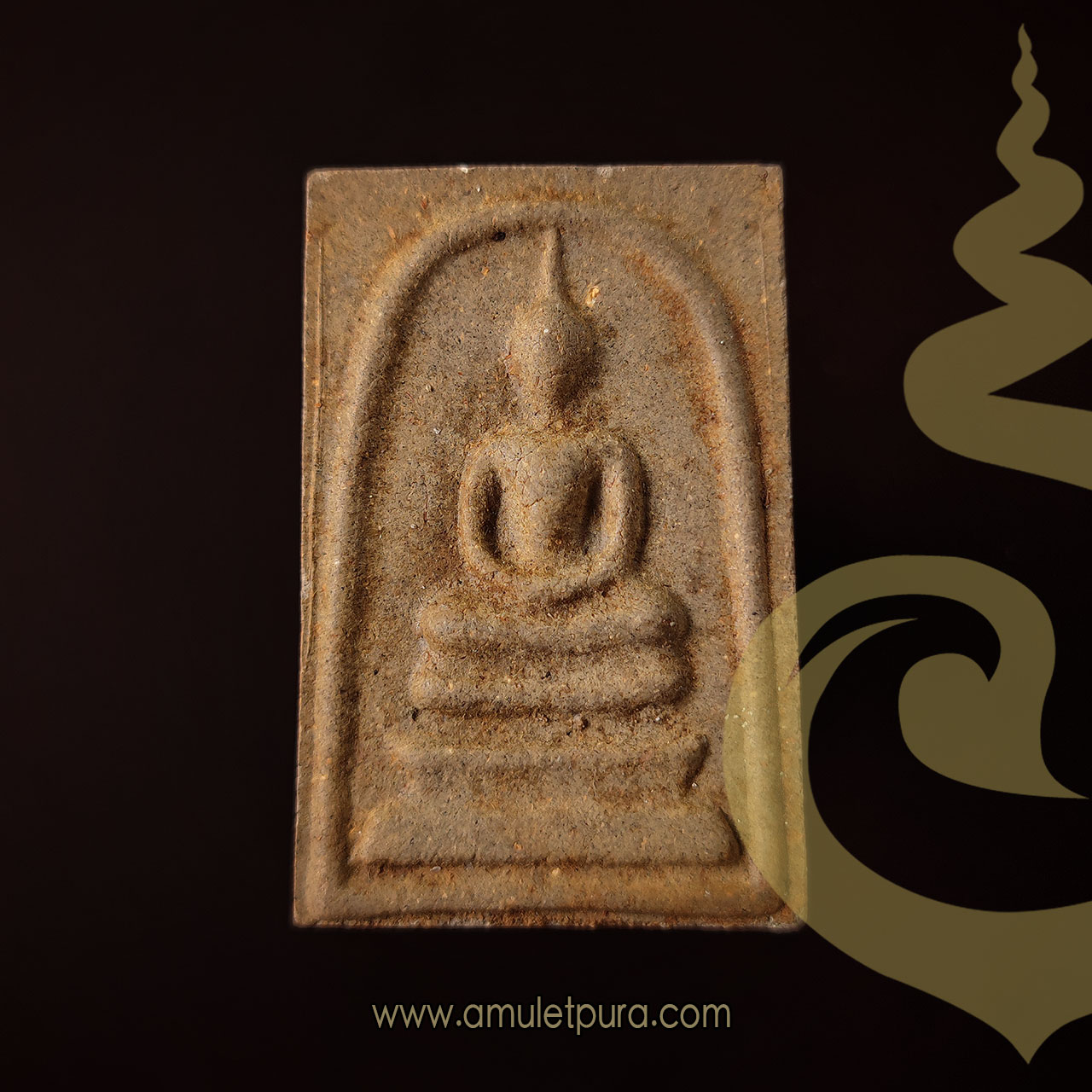 พระสมเด็จแช่น้ำมนต์ (กรรมการพิเศษ) รุ่นหลังลายเซนต์ 88 พรรษา สมเด็จพระญาณสังวร สมเด็จพระสังฆราชฯ ปี44 วัดบวรนิเวศวิหาร กรุงเทพมหานคร(หลังแผ่นทอง ตอกโค้ด)