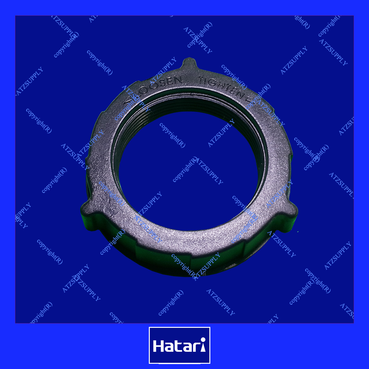ATZ แหวนล็อคตะแกรง ห่วงล็อค ล็อคตะแกรง เกลียวเล็ก แท้ 100% ฮาตาริ HATARI 12 14 16 นิ้ว