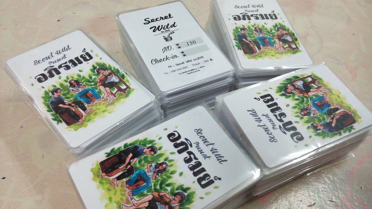 Promotion มกราคม-มีนาคม Pvc 0.5 Card ผิวมัน 1,000 ใบขึ้นไป สปอตฟอยล์ฟรี