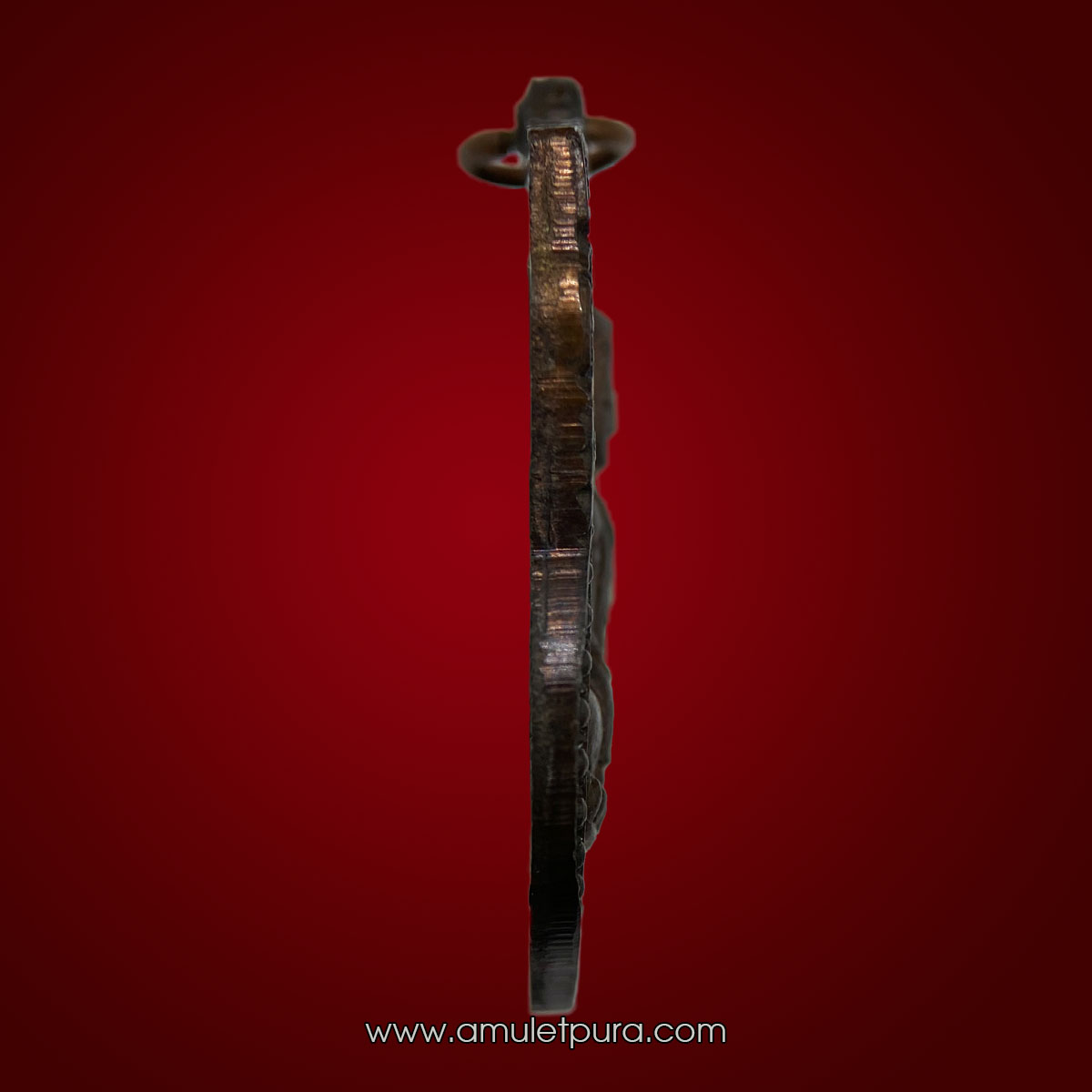 เหรียญพระพุทธนิมิตวิชิตมารโมลีศรีสรรเพชญ์บรมไตรโลกนาถ รุ่นปิดทองเฉลิมพระเกียรติ เนื้อนวโลหะ ปี35 วัดหน้าพระเมรุ พระนครศรีอยุธยา