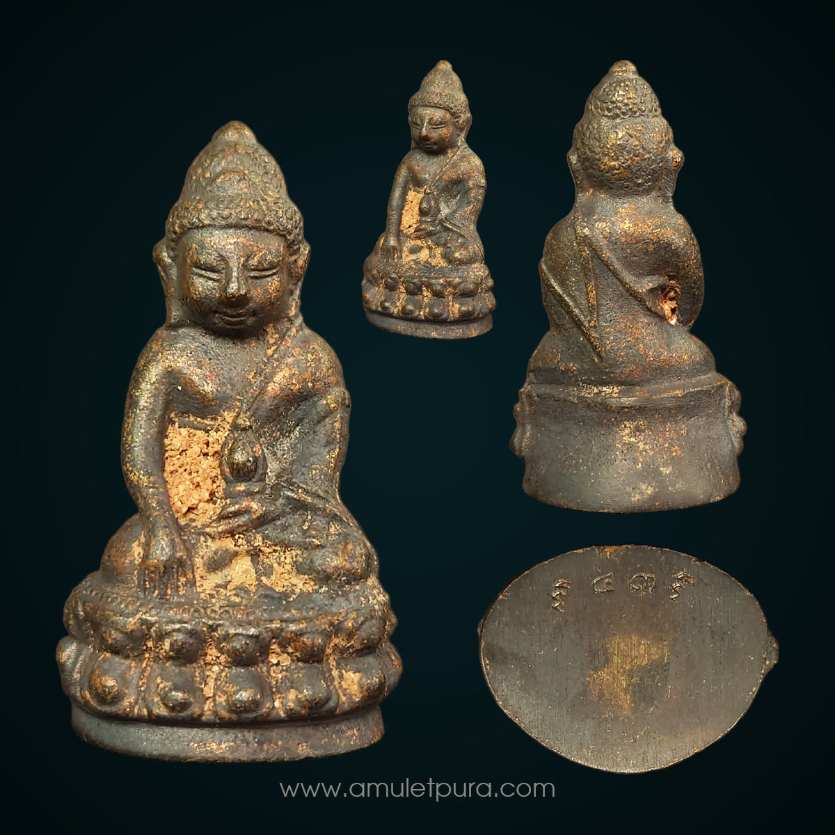 พระกริ่ง-พระชัยวัฒน์ พุทธยอดฟ้า (ชุดใหญ่ 8 องค์) ปี44 วัดสุทัศน์ฯ กรุงเทพฯ (มีโค้ด และหมายเลขกำกับ)