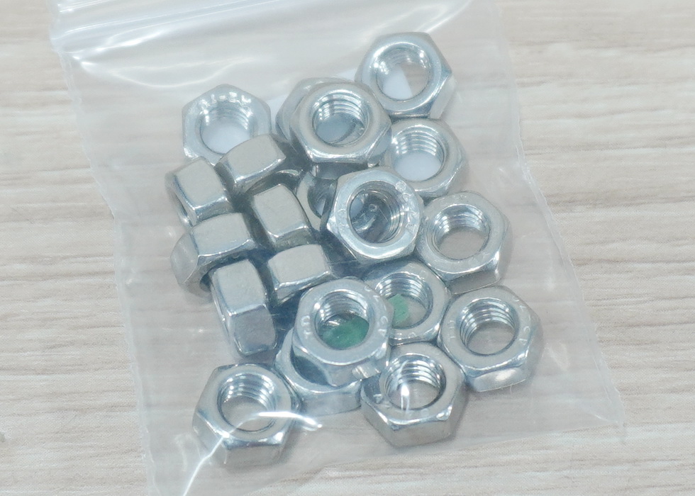 Hex Nuts M5x0.8mm Stainless Steel 304 (20ตัว/ถุง)
