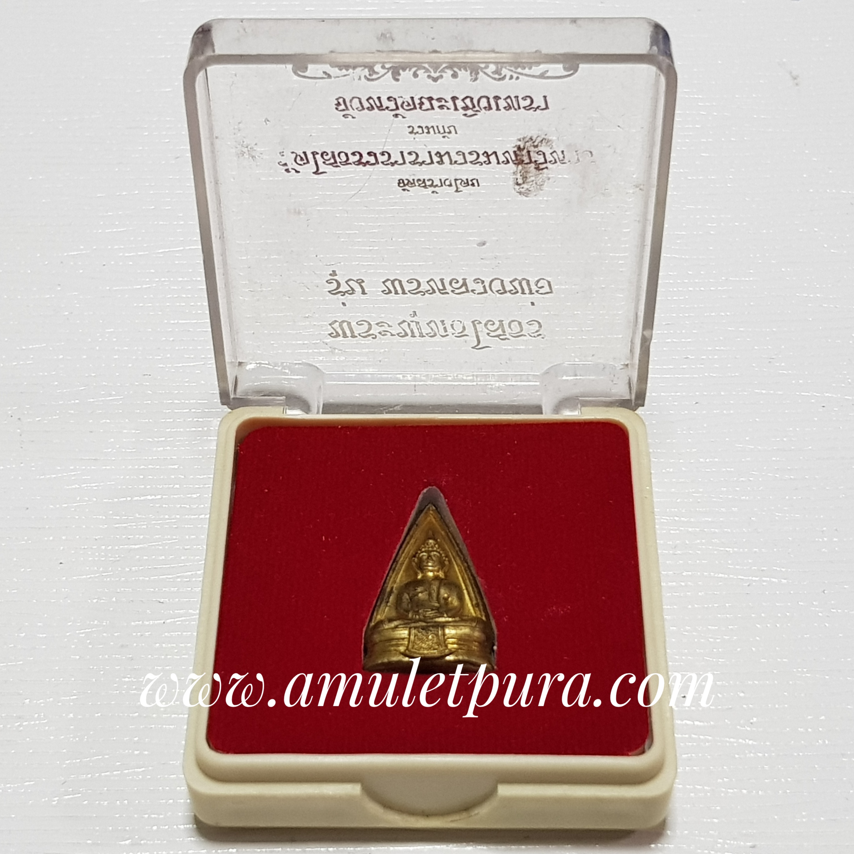 พระพุทธโสธร รุ่นพรหลวงพ่อ(พิมพ์สองหน้า)ปี51 วัดโสธรวรารามวรวิหาร จ.ฉะเชิงเทรา(โค้ด อุดผงใต้ฐาน หมายเลข12965)