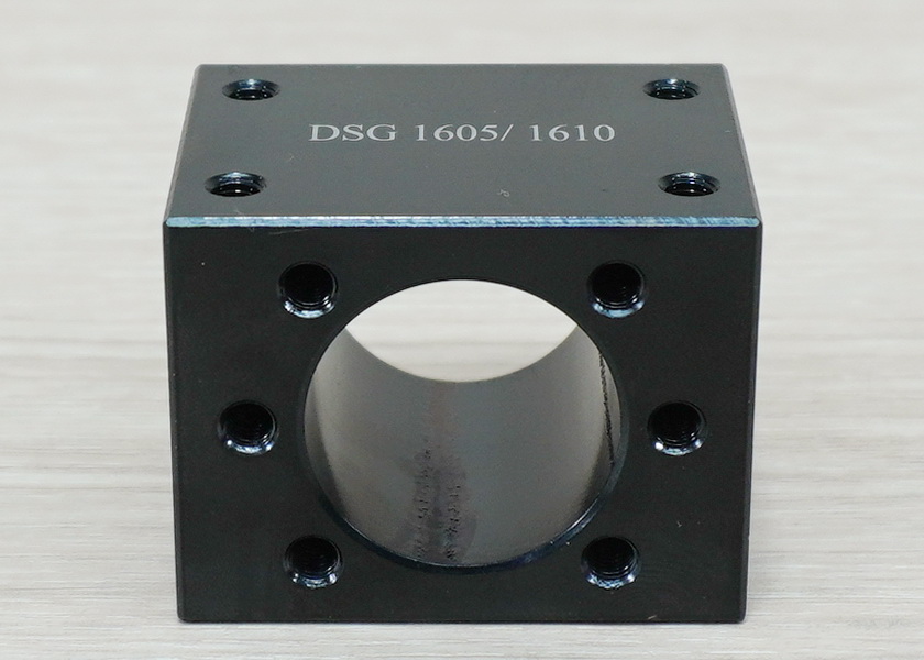 Carbon Steel 45 Black Ballscrew Nut Housing 28mm fit for SFU 16mm - 40 x 52 x 40 mm