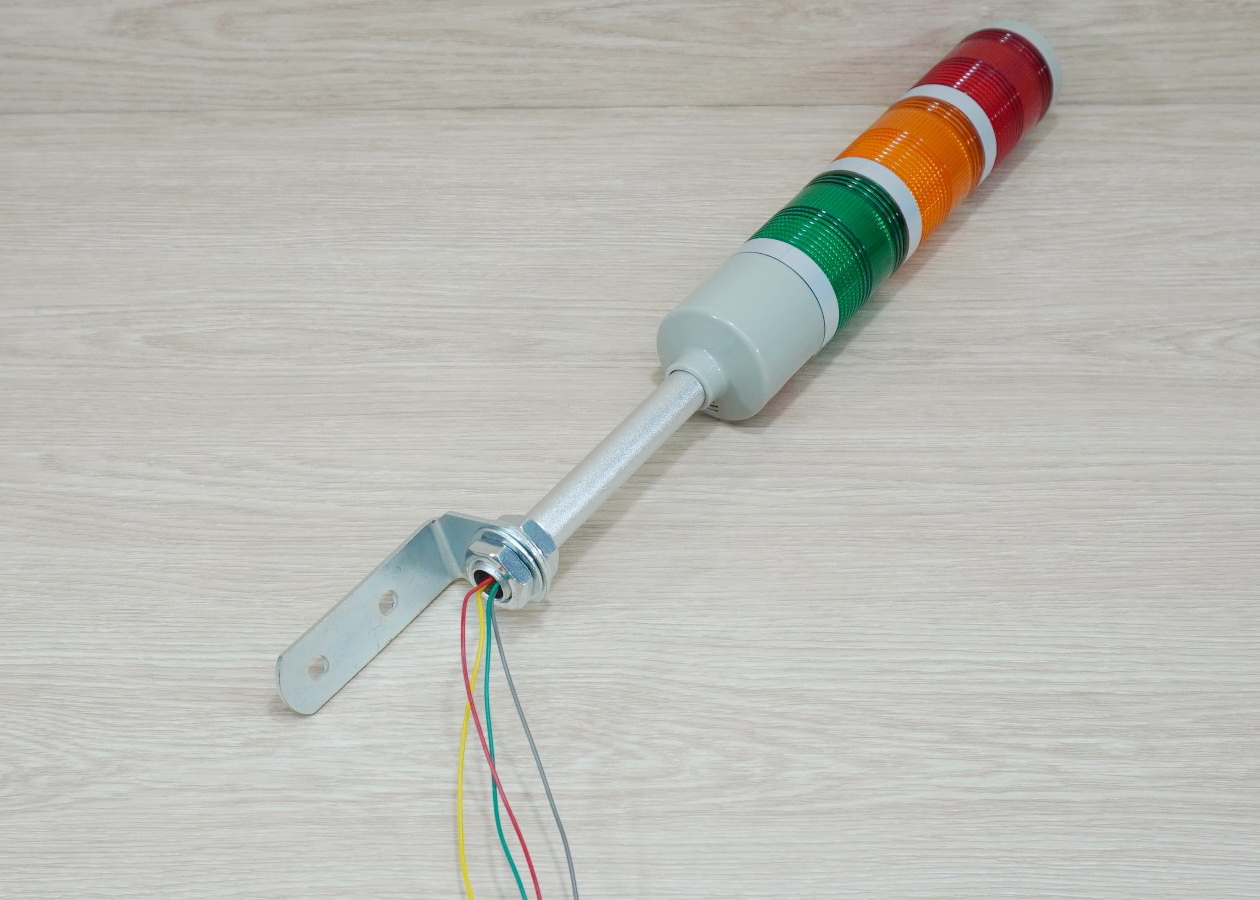LED 24V DC (NY-505-3T) Tower Lamp Alarm light (Red, Yellow, Green, ไม่มีเสียง ไม่กระพริบ)