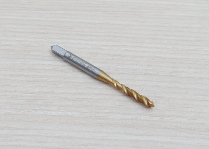 Titanium Coated Thread Tap M3 x 0.5 HSSE Screw Tap