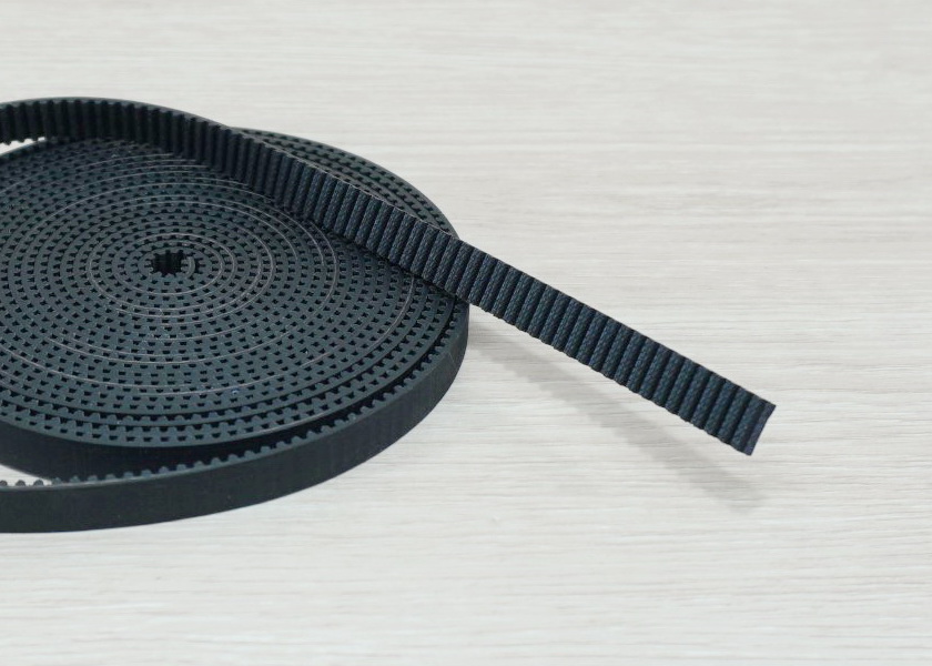 HTD-3M-10mm Rubber Open Timing Belt (สานแถบเส้นไฟเบอร์กลาส ราคา/1เมตร)