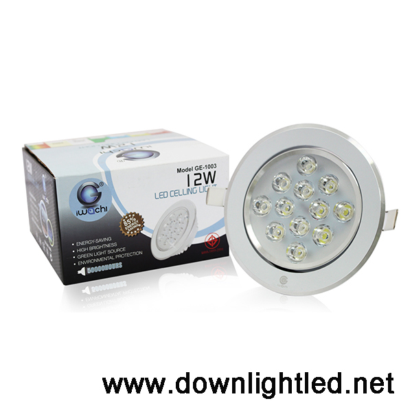 ดาวน์ไลท์ LED Iwachi 12w (แสงขาว)