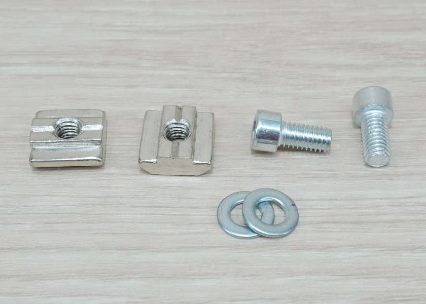 Bracket D30-A สำหรับ Series 30 Alu Profile + ชุดน็อตสกรู T-Nut M6 Series 30