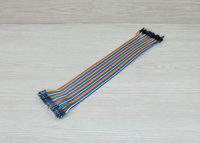 30cm Cable jumper 40P Male-Male (ผู้-ผู้)