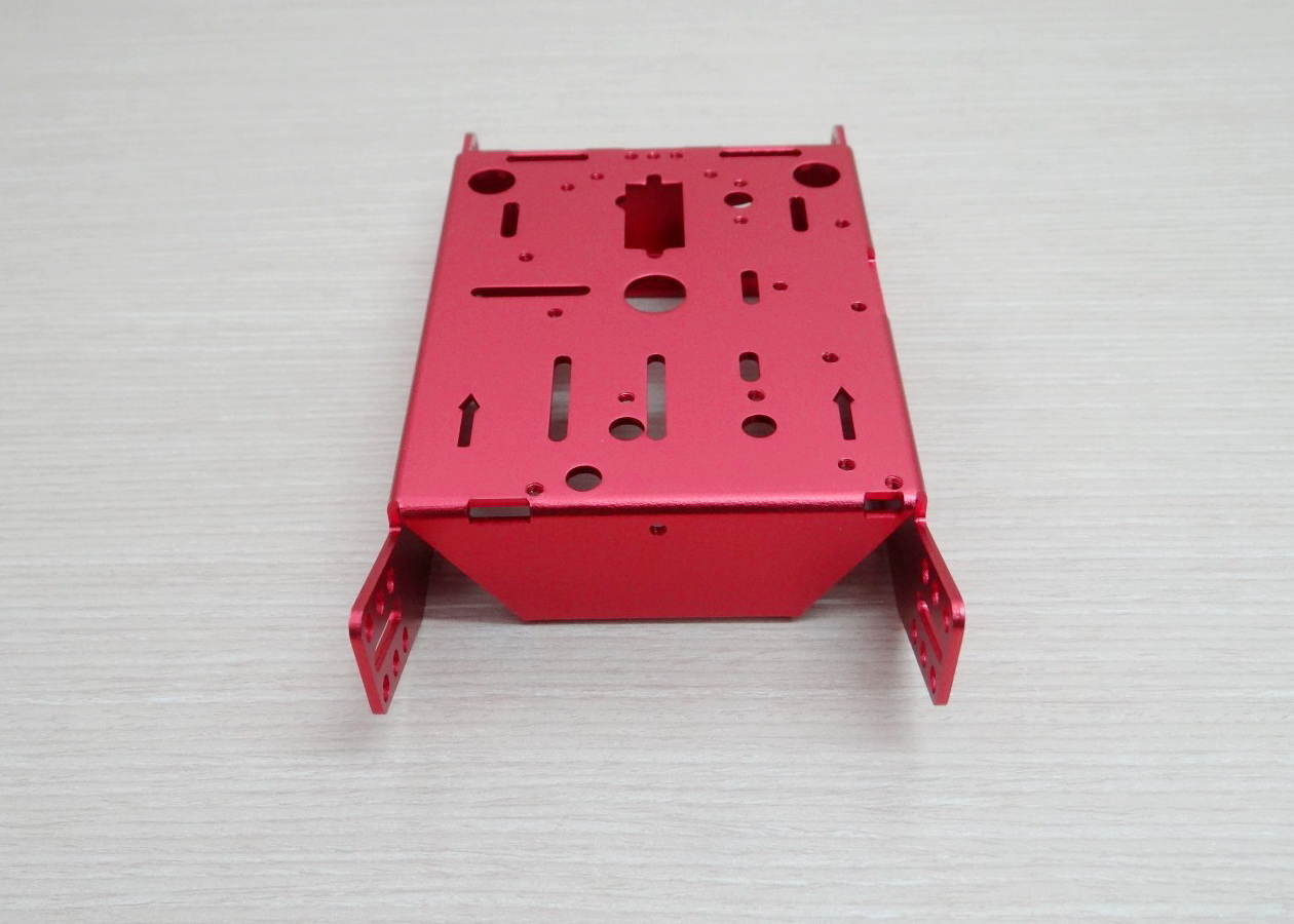 Aluminum Robot Chasis DIY (Red)